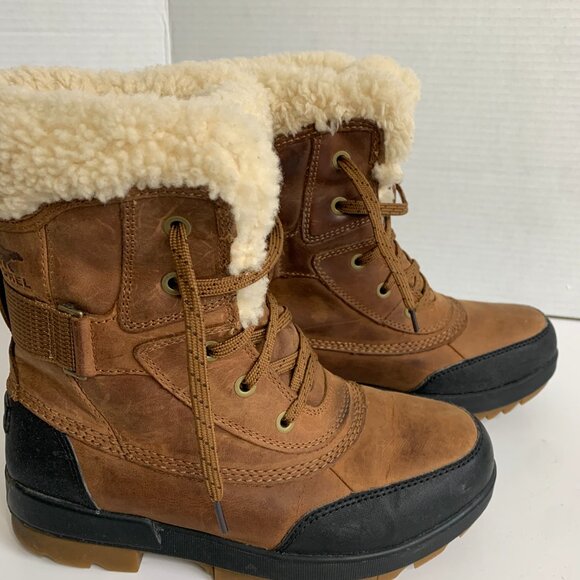 Sorel Ladies Brown & Black Boots – US Size 8 - Picture 2 of 15